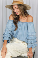 Cargar imagen en el visor de la galería, Daydream Denim Blouse