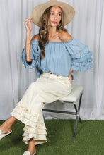 Cargar imagen en el visor de la galería, Daydream Denim Blouse