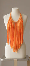 Load image into Gallery viewer, Orange Fleco Necklace
