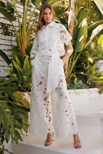 Load image into Gallery viewer, Lace Detail Tie Pants