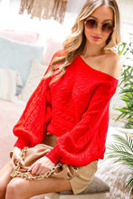 Load image into Gallery viewer, Cable Detail Sweater