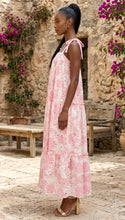 Load image into Gallery viewer, Creamy Rose Floral Maxi Dress