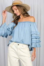 Cargar imagen en el visor de la galería, Daydream Denim Blouse
