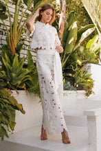 Load image into Gallery viewer, Lace Detail Tie Pants