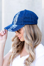 Load image into Gallery viewer, Denim Boyfriend Ball Cap Hat