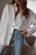 Load image into Gallery viewer, Diamante Oversized Blouse