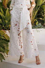 Load image into Gallery viewer, Lace Detail Tie Pants
