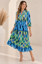 Load image into Gallery viewer, Ruffle Midi Dress