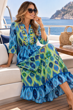Load image into Gallery viewer, Ruffle Midi Dress
