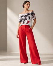 Load image into Gallery viewer, Graphic Fashion Sketch Short-Sleeve Top