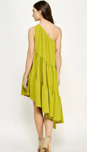 Cargar imagen en el visor de la galería, One Shoulder Citron Dress
