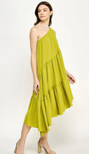 Cargar imagen en el visor de la galería, One Shoulder Citron Dress