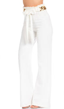 Load image into Gallery viewer, White Chain Belt Pants