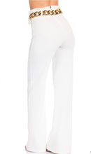 Load image into Gallery viewer, White Chain Belt Pants