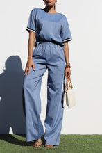Cargar imagen en el visor de la galería, SET - Denim Top &amp; Pants
