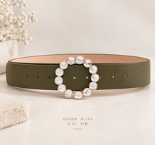 Cargar imagen en el visor de la galería, Olive Wide Belt
