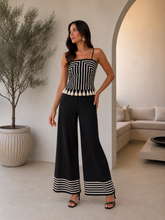 Cargar imagen en el visor de la galería, Monaco Noir Contrast Pants SET
