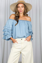 Cargar imagen en el visor de la galería, Daydream Denim Blouse
