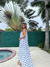 Load image into Gallery viewer, Polka Dots Linen Dress
