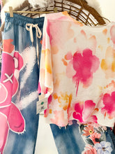 Load image into Gallery viewer, Casual Denim Print Graphic Wide Leg Pants
