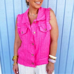 Linen Vest