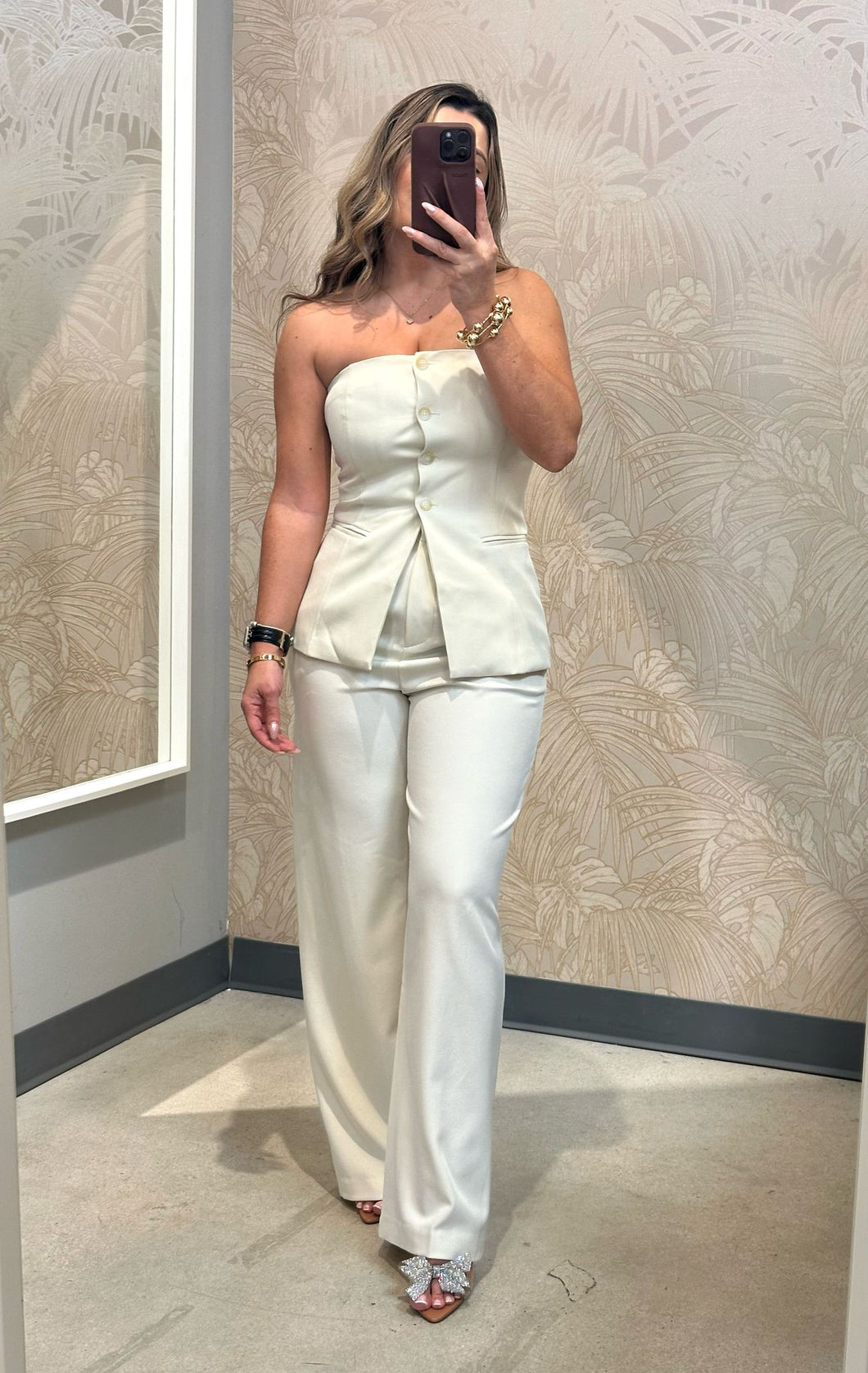 Strapless Vest & Pant SET