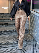 Load image into Gallery viewer, Sequins Pants Leopard
