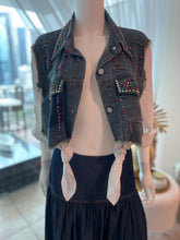 Cargar imagen en el visor de la galería, Layered Denim Shirt Blouse
