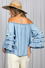 Cargar imagen en el visor de la galería, Daydream Denim Blouse

