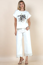 Load image into Gallery viewer, Gia Solid Cotton Detail Pants
