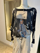 Load image into Gallery viewer, Printed Long Sleeve Knit Top

