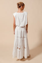 Load image into Gallery viewer, Crop Bubble Top &amp; Maxi Skirt SET
