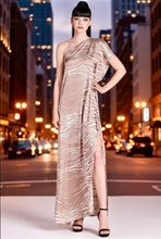Load image into Gallery viewer, Satin One Shoulder Dress
