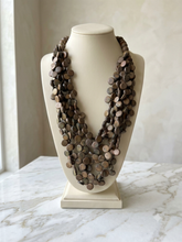 Load image into Gallery viewer, Brown Twist Wood Necklace

