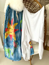 Load image into Gallery viewer, Casual Denim Print Graphic Wide Leg Pants

