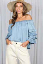 Cargar imagen en el visor de la galería, Daydream Denim Blouse

