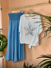 Cargar imagen en el visor de la galería, Light Denim Palazzo
