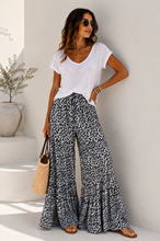 Load image into Gallery viewer, Animal Print Wide Leg Pants
