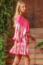 Load image into Gallery viewer, Fuchsia Printed Dress
