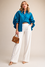 Load image into Gallery viewer, Aura Oversized Shirt - Green/Blue

