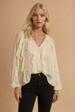 Load image into Gallery viewer, Boho Chic Ruffle Top
