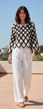 Cargar imagen en el visor de la galería, Sweater Black &amp; Ivory
