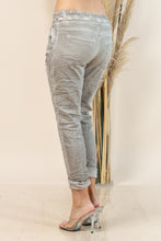 Load image into Gallery viewer, Sequin Star Detail Italian Jogger Pants
