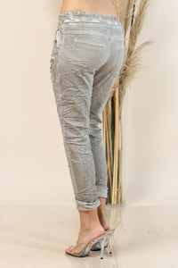 Sequin Star Detail Italian Jogger Pants