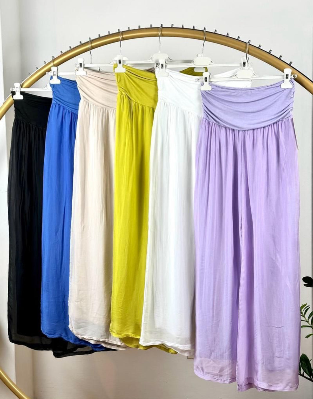 Silk Pants Plain