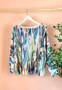 Lurex Stamp Sweater
