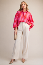 Load image into Gallery viewer, Aura Oversized Shirt - Red/Pink
