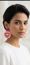 Load image into Gallery viewer, Red Lips Hand Made Earings
