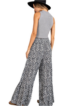 Load image into Gallery viewer, Animal Print Wide Leg Pants
