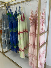 Load image into Gallery viewer, Purple &amp; Green Maxi Dress

